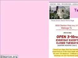 Sites similar to txsnowstore.com