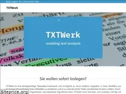 Sites similar to txt-werk.de