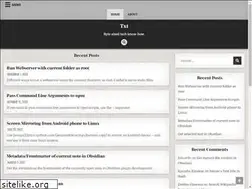 Sites similar to txt.binnyva.com