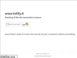 Sites similar to txtify.it
