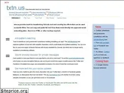 Sites similar to txtn.us