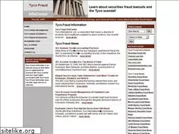 Sites similar to tycofraudinfocenter.com