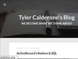Sites similar to tylercalderone.com