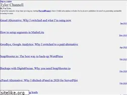 Sites similar to tylerchannell.com