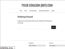 Sites similar to tylercoulson.com