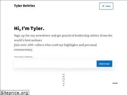 Sites similar to tylerdevries.com