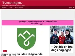 Sites similar to tynsetingen.no