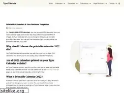 Sites similar to typecalendar.com