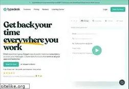 Sites similar to typedesk.com