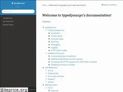 Sites similar to typedjsonrpc.readthedocs.org