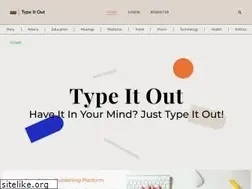 Sites similar to typeitout.com