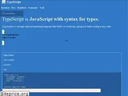 Sites similar to typescriptlang.org