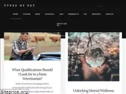 Sites similar to typesofpet.com