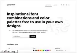 Sites similar to typespiration.com