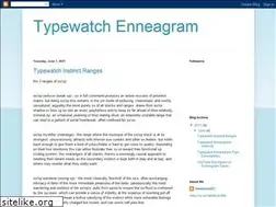 Sites similar to typewatchenneagram.blogspot.com