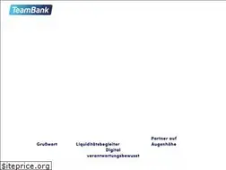 Sites similar to typischteambank.de