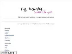 Sites similar to typkanske.se