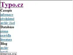 Sites similar to typo.cz