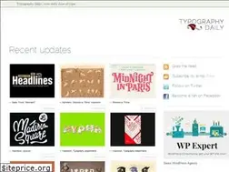 Sites similar to typography-daily.com