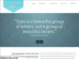Sites similar to typography101.net