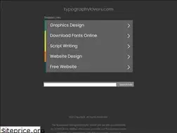 Sites similar to typographylovers.com