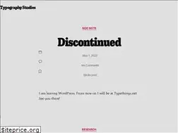 Sites similar to typographystudies.com