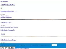 Sites similar to typophonics.de