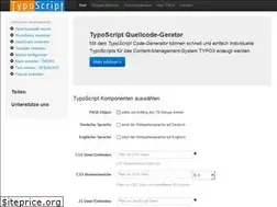 Sites similar to typoscript-generator.de