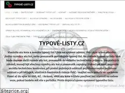 Sites similar to typove-listy.cz