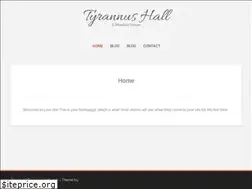 Sites similar to tyrannushall.info