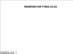Sites similar to tyres.co.za