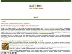Sites similar to u-lekar.ru