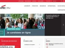 Sites similar to u-pec.fr
