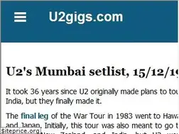 Sites similar to u2gigs.com