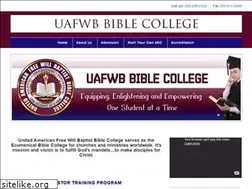 Sites similar to uafwbbiblecollege.com