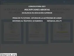 Sites similar to ual.edu.py