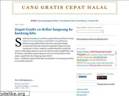 Sites similar to uanggratiscepat.blogspot.com