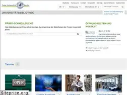 Sites similar to ub.fu-berlin.de