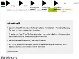 Sites similar to ub.uni-bielefeld.de
