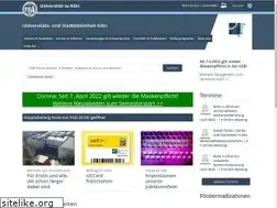 Sites similar to ub.uni-koeln.de