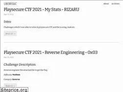 Sites similar to ub3rsick.github.io