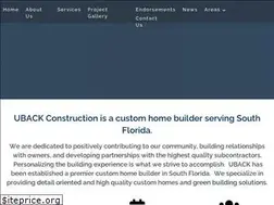 Sites similar to ubackconstruction.com