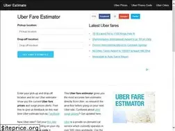 Sites similar to uberestimator.com