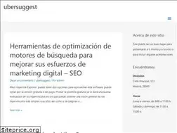Sites similar to ubersuggest.es