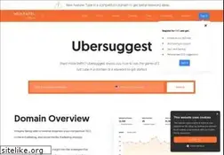 Sites similar to ubersuggest.org