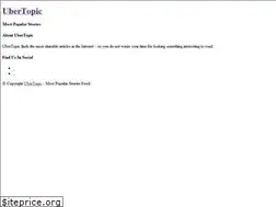 Sites similar to ubertopic.com