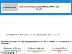 Sites similar to ubgeneration.com