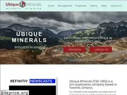 Sites similar to ubiqueminerals.com