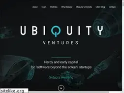 Sites similar to ubiquity.vc
