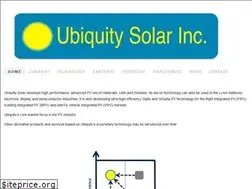 Sites similar to ubiquitysolar.com